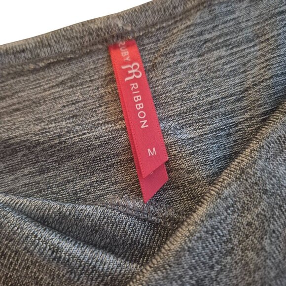 Ruby Ribbon Silv er Long-Sleeve Dress size M - Picture 5 of 5